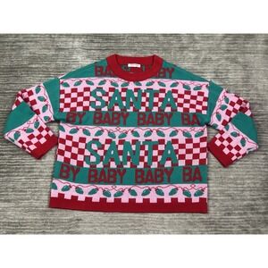 Grayson Threads Sweater Womens Large Santa Baby Ugly Christmas Acrylic‎
